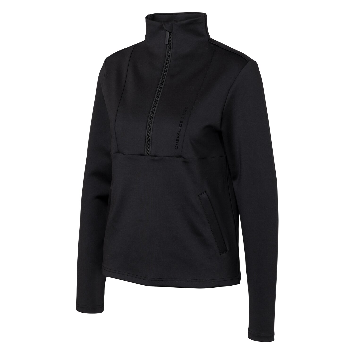 Cheval de Luxe Funktions-Sweatshirt - black