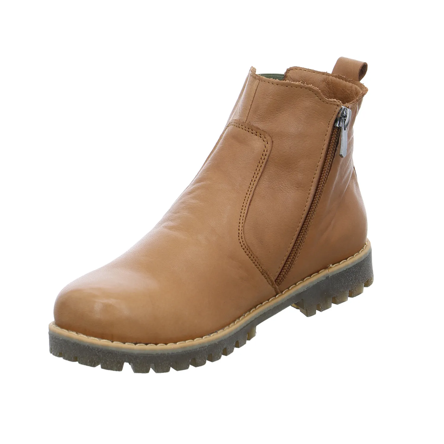 ANDREA CONTI Boot Cognac Leder  mit Wechselfussbett