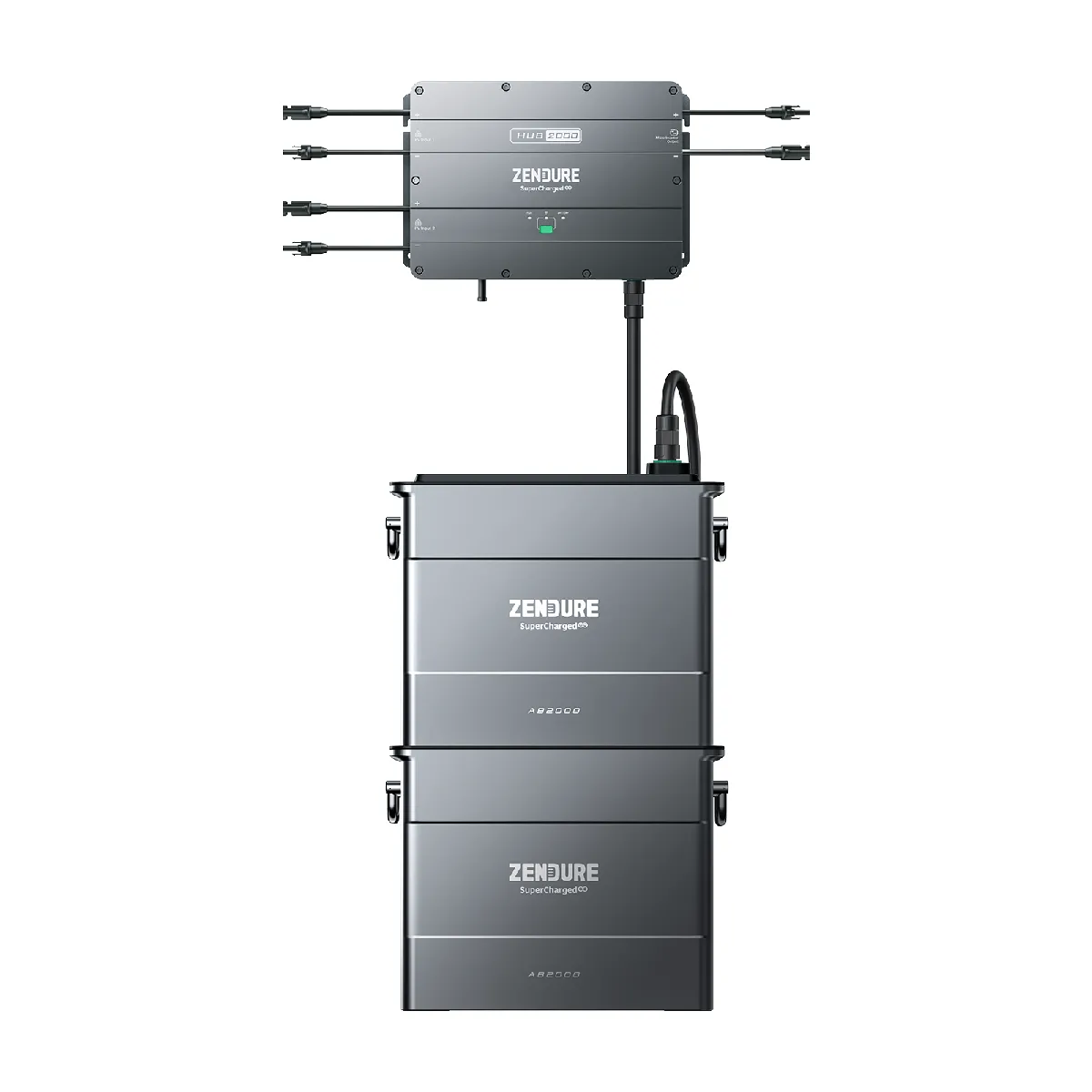 SUNITY Pack Sunity Go 1320W + 2 Batteries Zendure Solarflow 2000