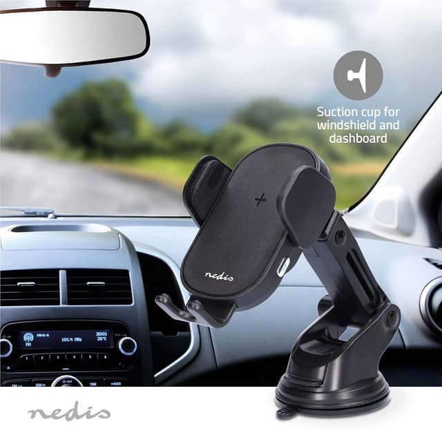 Nedis Trådløs billader | 7.5 / 10 / 15 W | 1.5 / 1.67 / 2 A | 1.00 m | FOD / Overbelastning / Overophedning Beskyttelse / Overspænding | USB Type-C™ | Inkluderet kabel