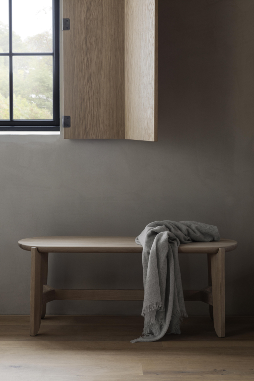 Blomus Merino plaid 130x200 sharkskin