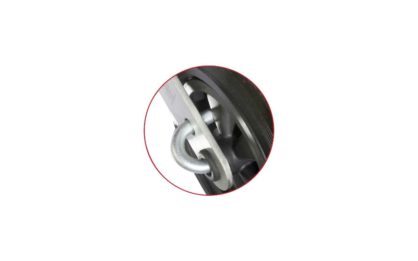 Winterhoff Deichsel-Stützrad mit integrierter Bremsfunktion ST 48-RB-200 V