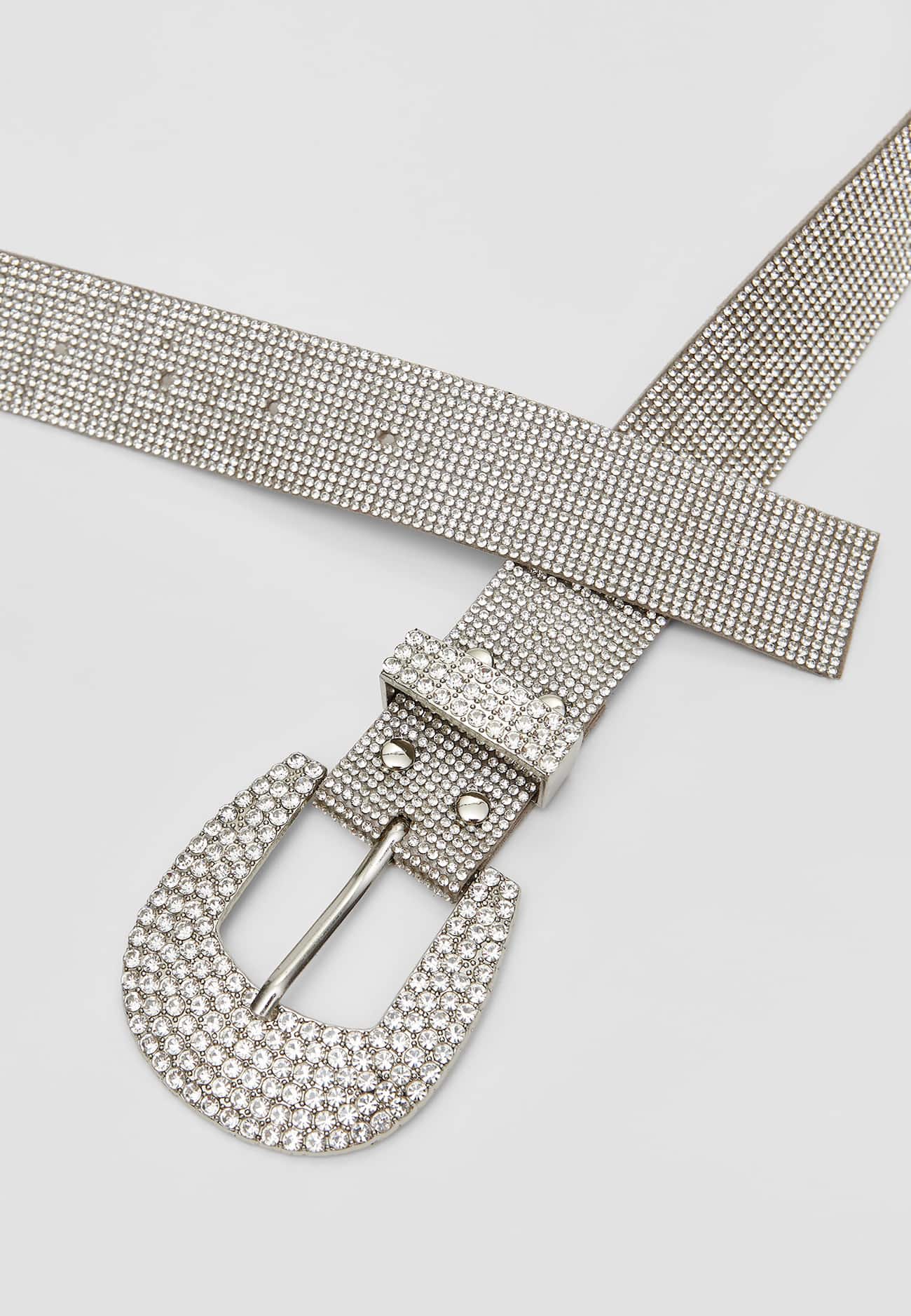 Cinto largo com strass