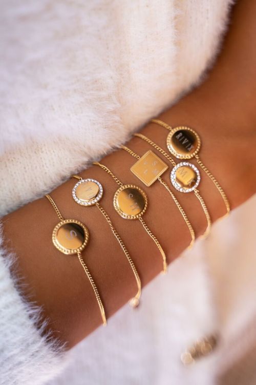 Atelier armband met ronde bedel