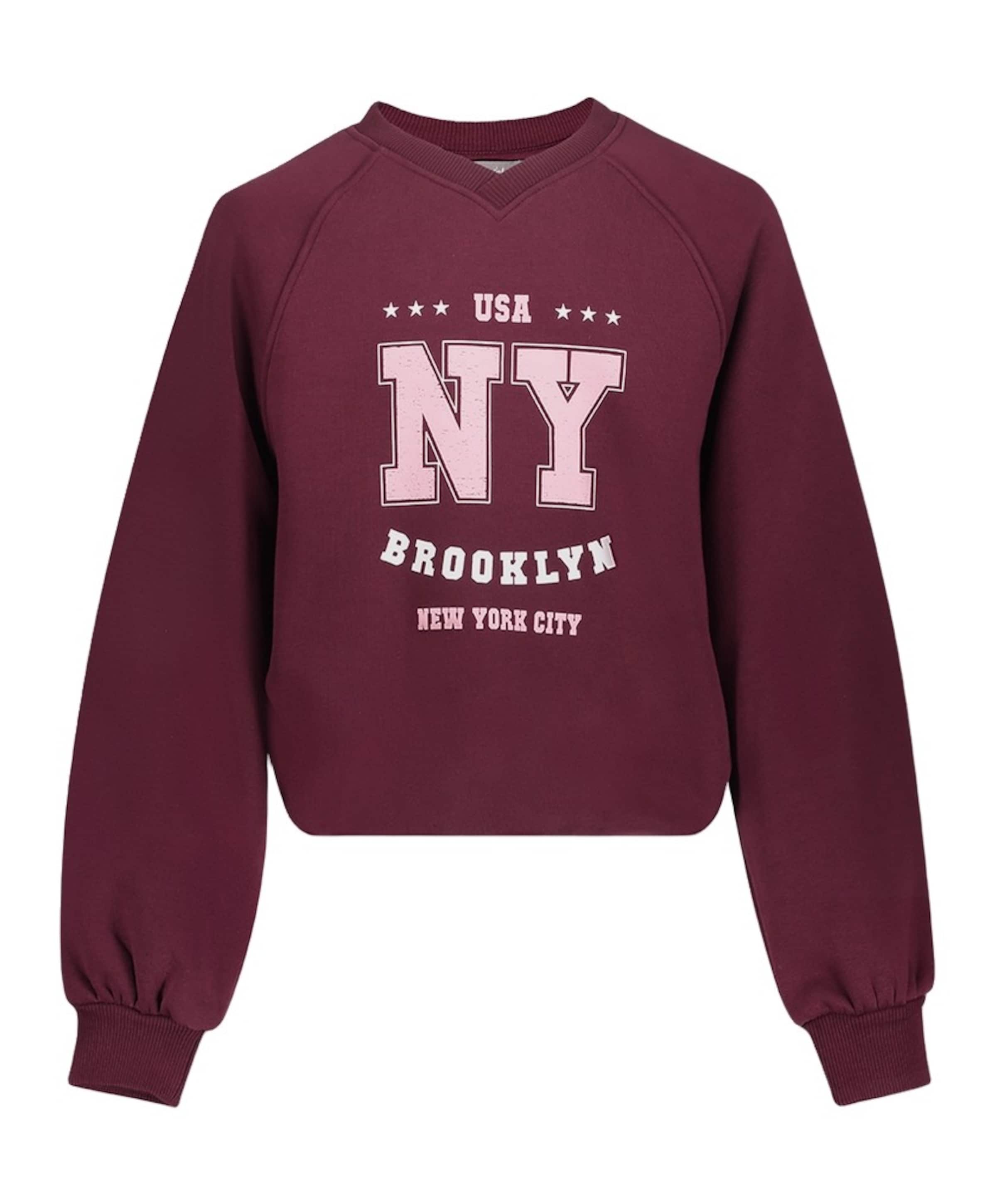 Geisha Meisjes sweater bordeaux