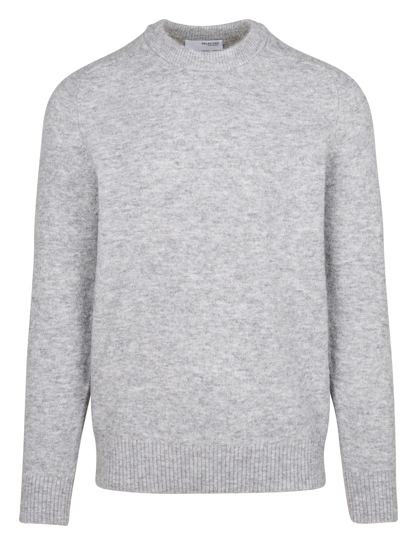 Pull regular-fit encolure ronde | Gris