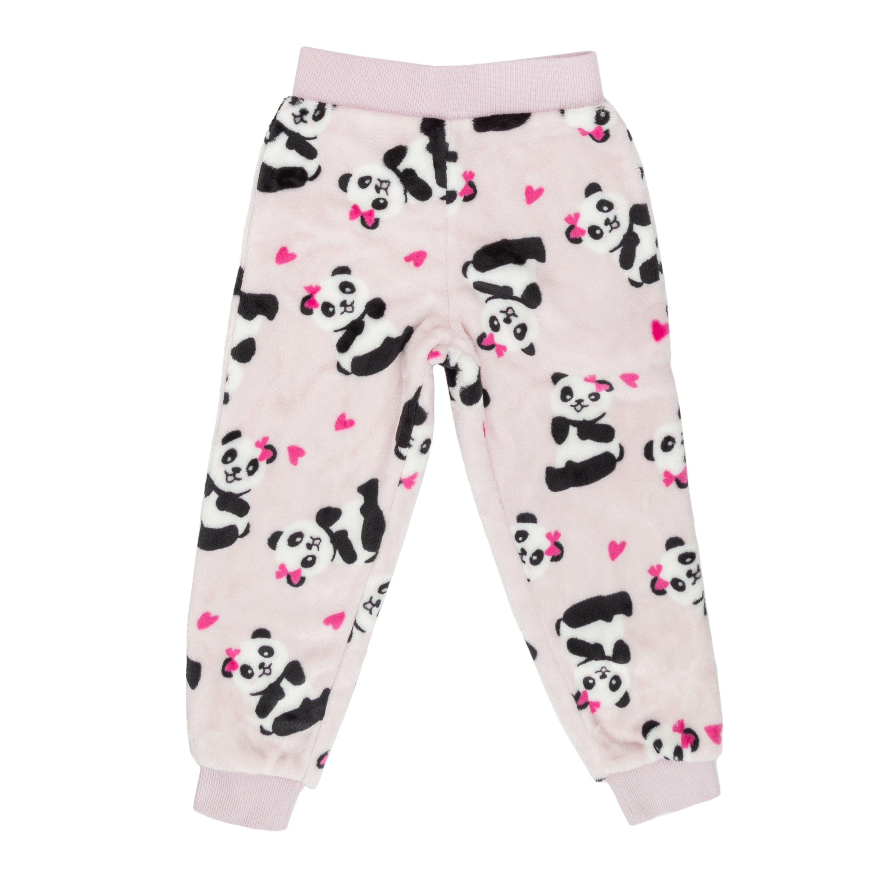 Miso Kids Girls Panda Hoodie and Pant Set