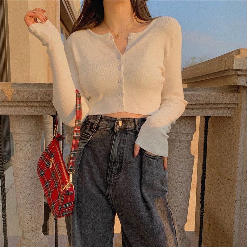 Okalpis - Cropped Cardigan