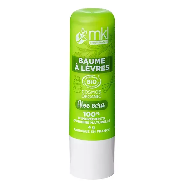 MKL Green Nature Baume à Lèvres Aloe Vera Bio 4g