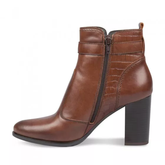 Bottines COGNAC MEGIS ELEGANT