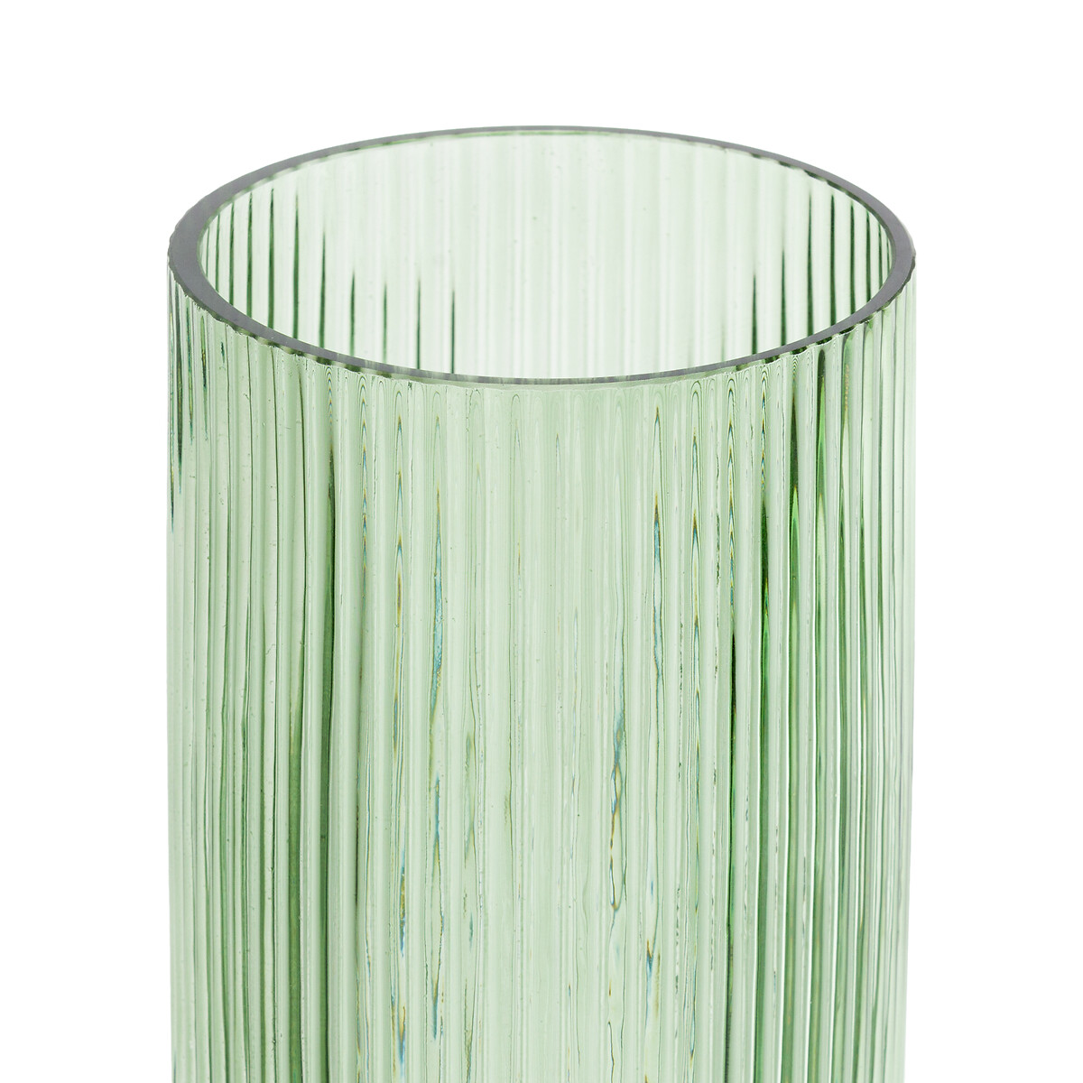 LA REDOUTE INTERIEURS<br>Vaso em vidro canelado Alt.26 cm, Valira
