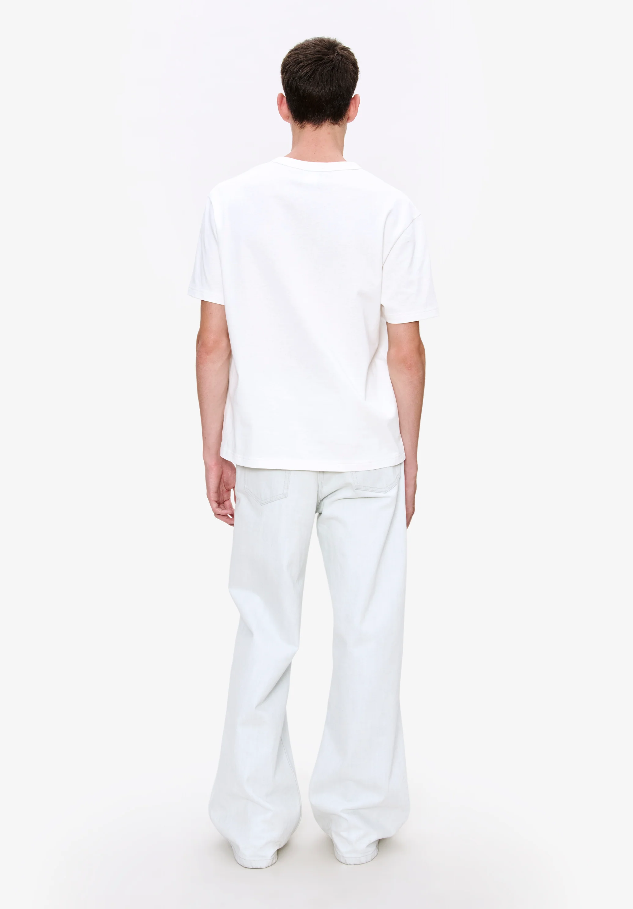 t-shirt boxy petit vpc - Blanc/dark navy