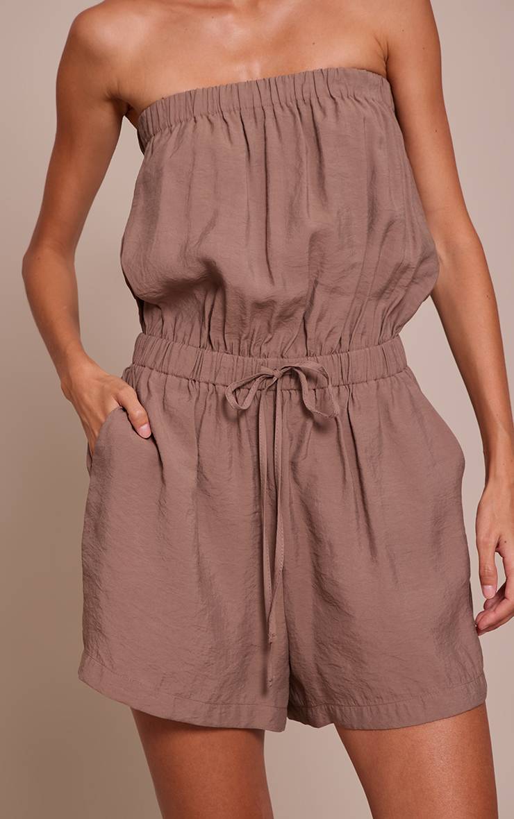 Champignon Combi-short Bandeau Texturée Tissée