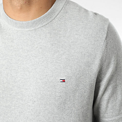 Pull Pima Organic Cotton Cashmere 8046 Gris Chiné
