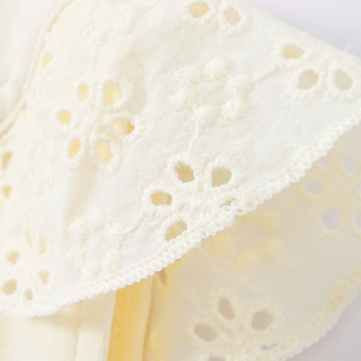 Topomini Pure Collection Baby Bodykleid mit Bio-Baumwolle creme