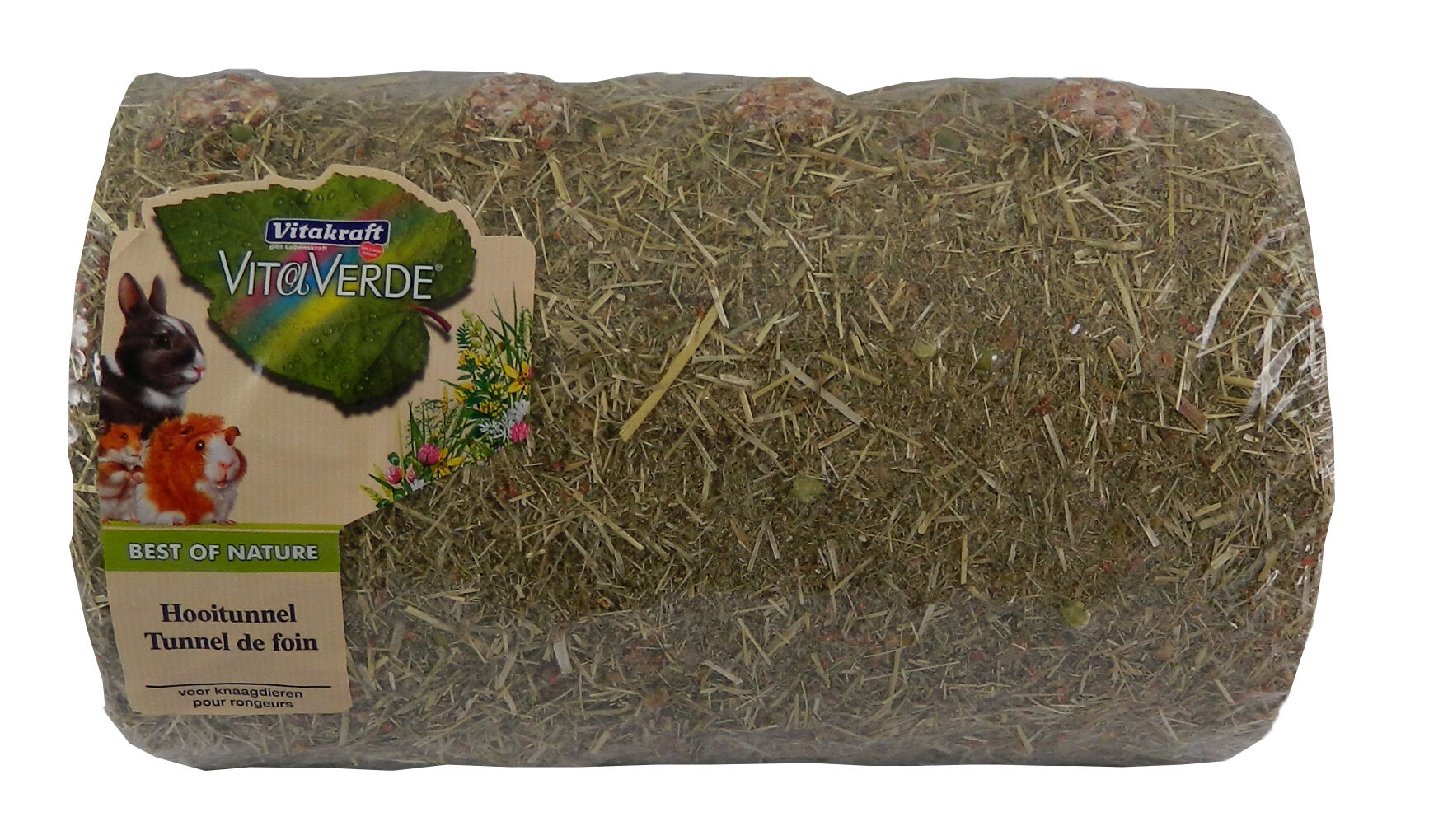 Vitakraft Vita Verde Hooi Tunnel - Knaagdiersnack - L