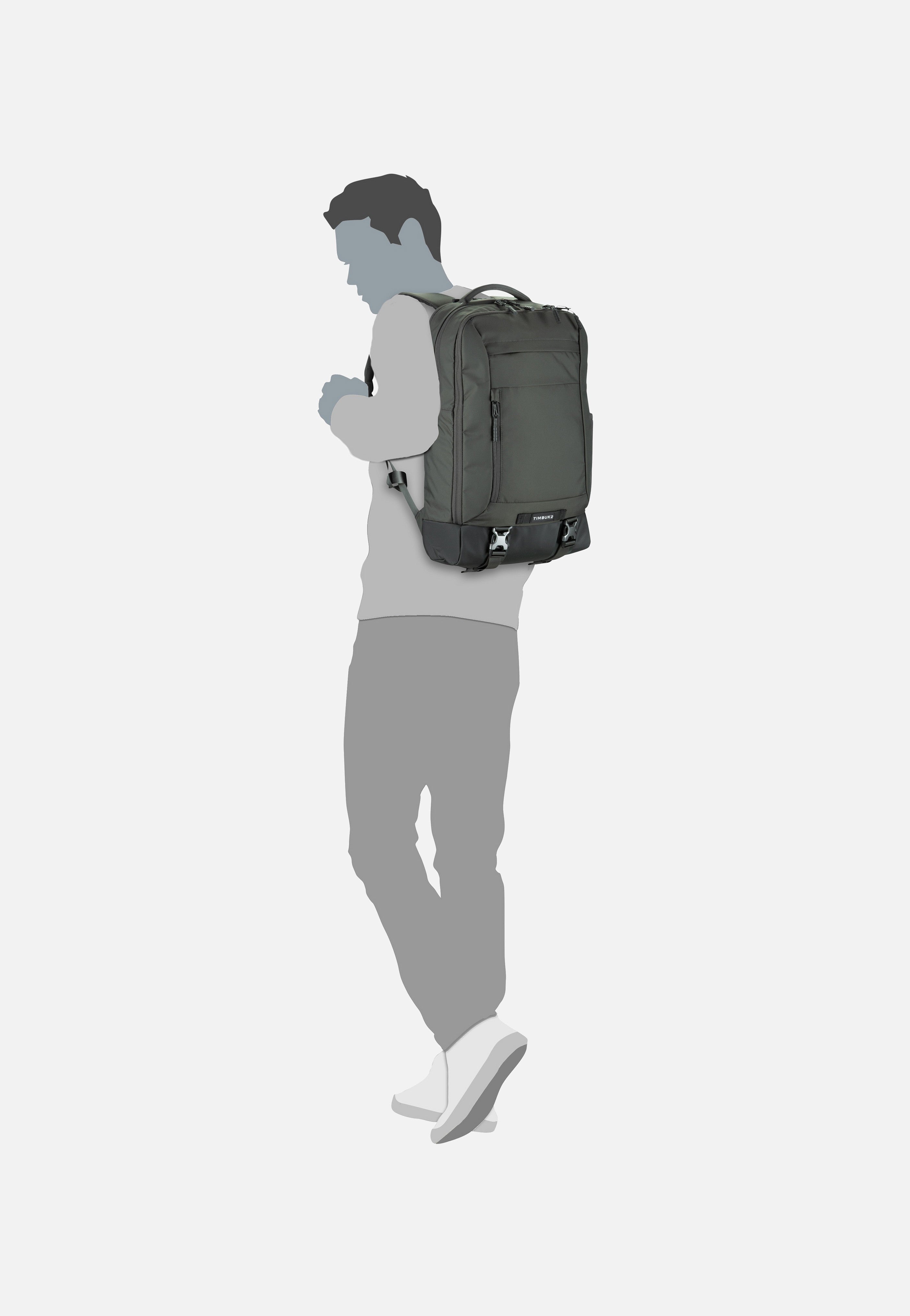 The Authority Pack DLX Eco Eco Titanium - Rucksack