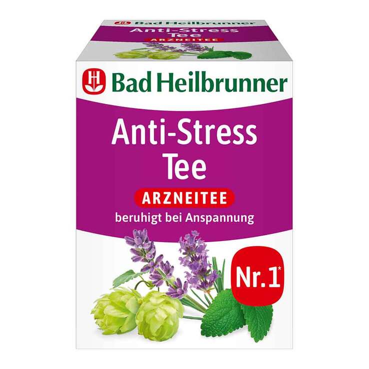 Bad Heilbrunner Tee Anti Stress Filterbeutel, 8X1.75 g