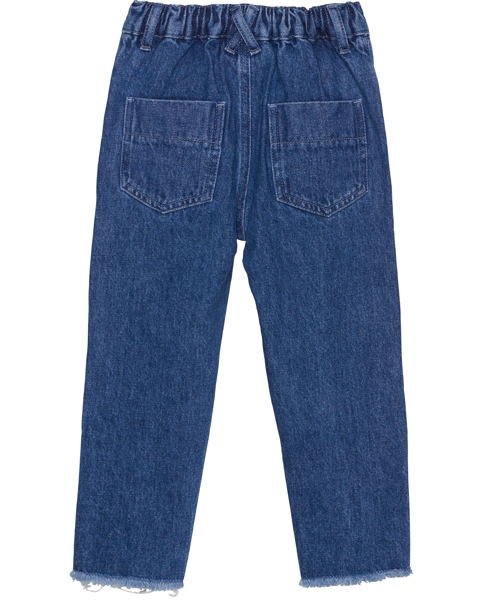 Jeanshose FRINGE in blue denim