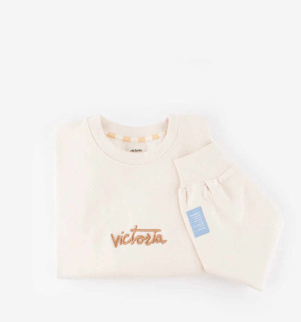 SWEAT-SHIRT COTON TEXTECRUDO