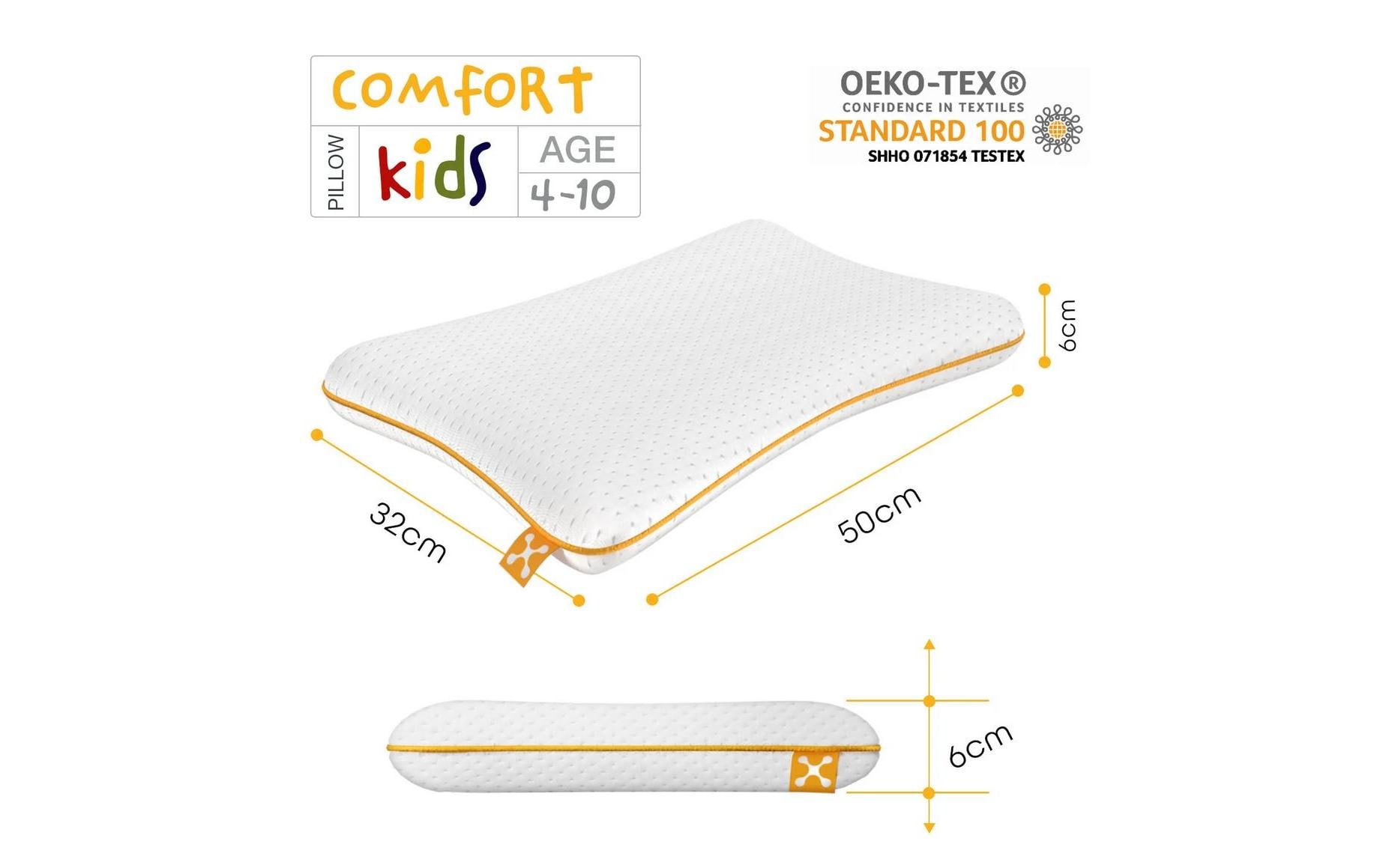Kissen Kids Comfort 50 x 32 cmErgonomisches Schlafkissen