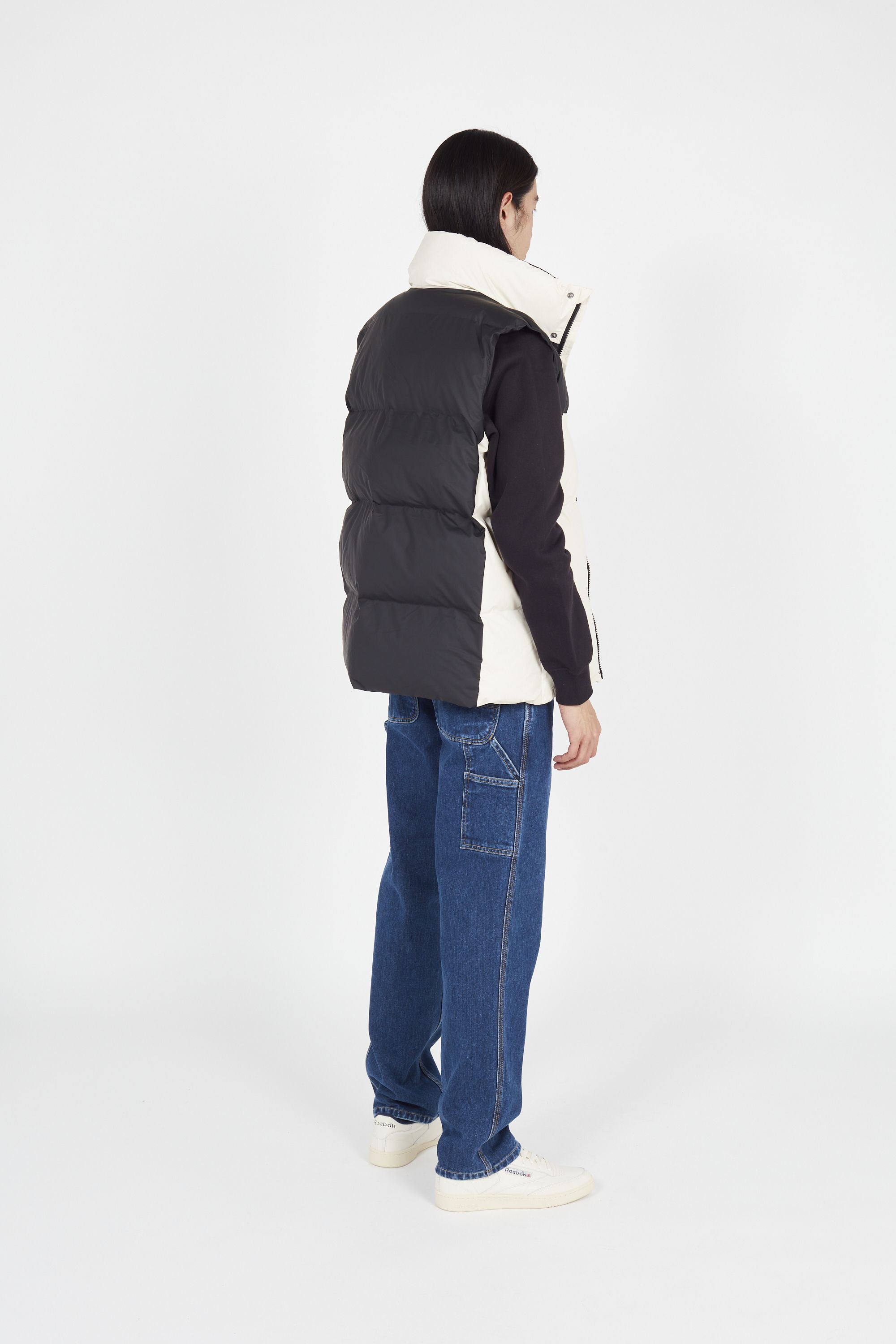RAINS Veste Boxy Puffer Vest Pre Noir