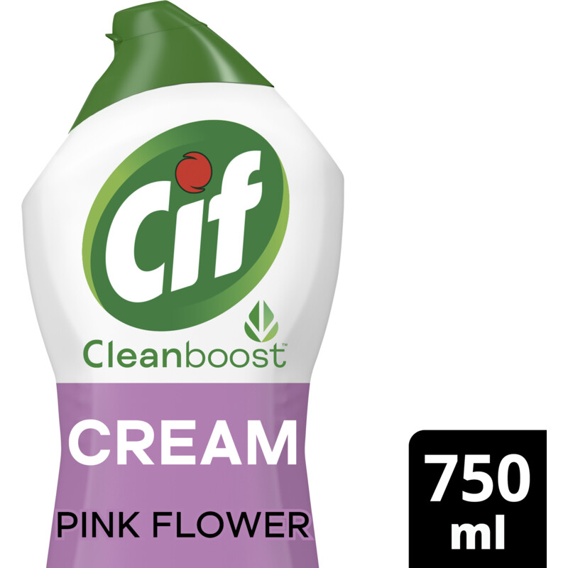 Cif Cream pink flower