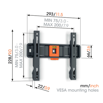 Vogel's TV-steun Fixed S - 19 t/m 50 inch