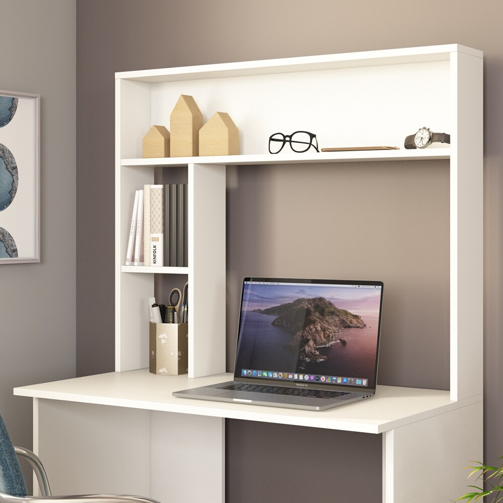 Vicco Schreibtisch Arbeitstisch Computertisch Albano PC-Tisch Ablagen Bürotisch