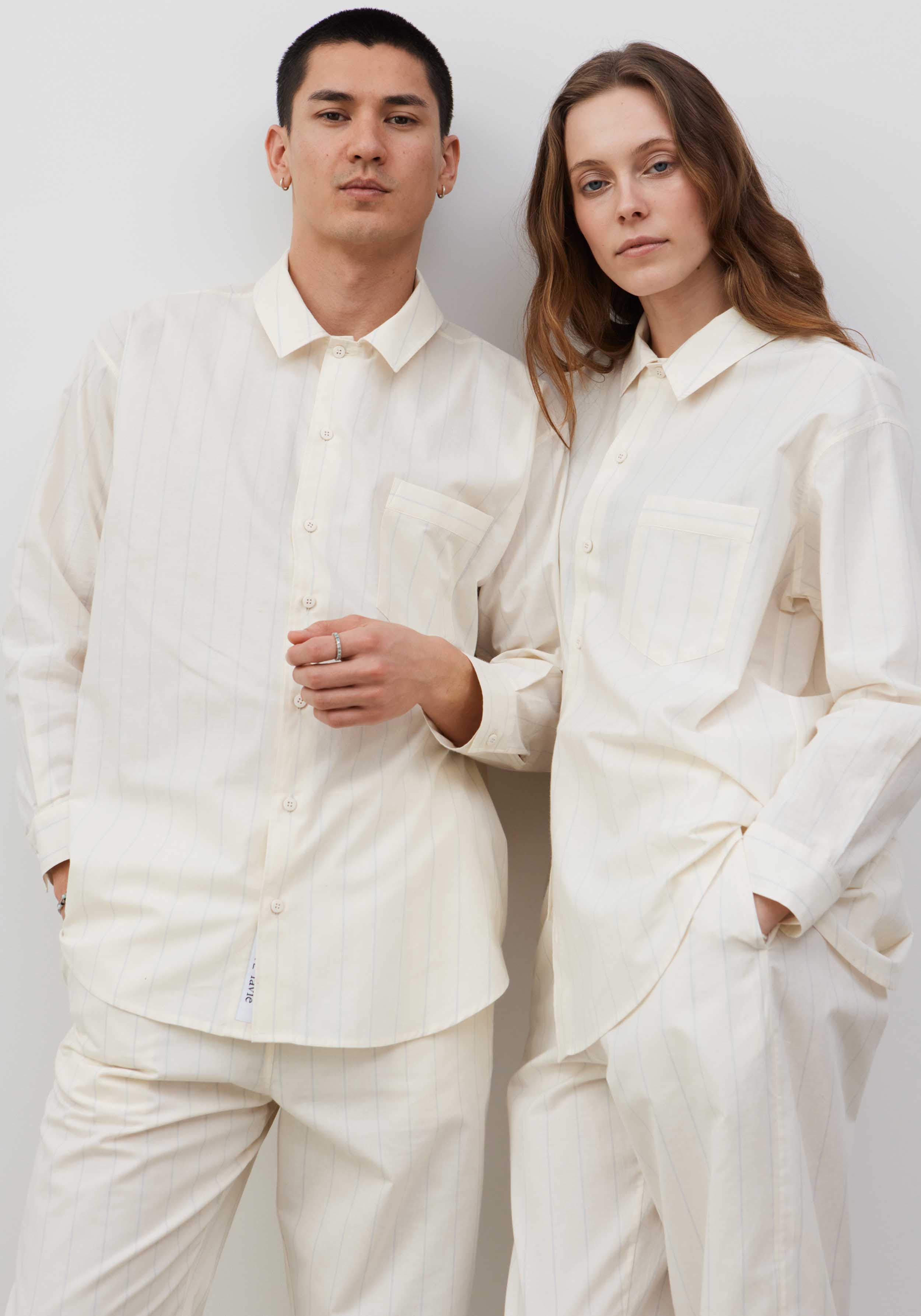 Lavie Hemd Yoko Striped Undyed/Sky
