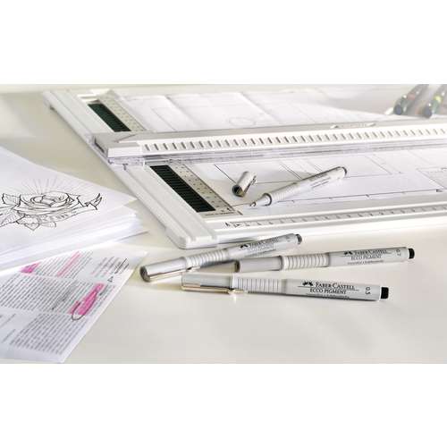 FABER-CASTELL ECCO-PIGMENT Tintenfeinschreiber 4er Set, Cycle
