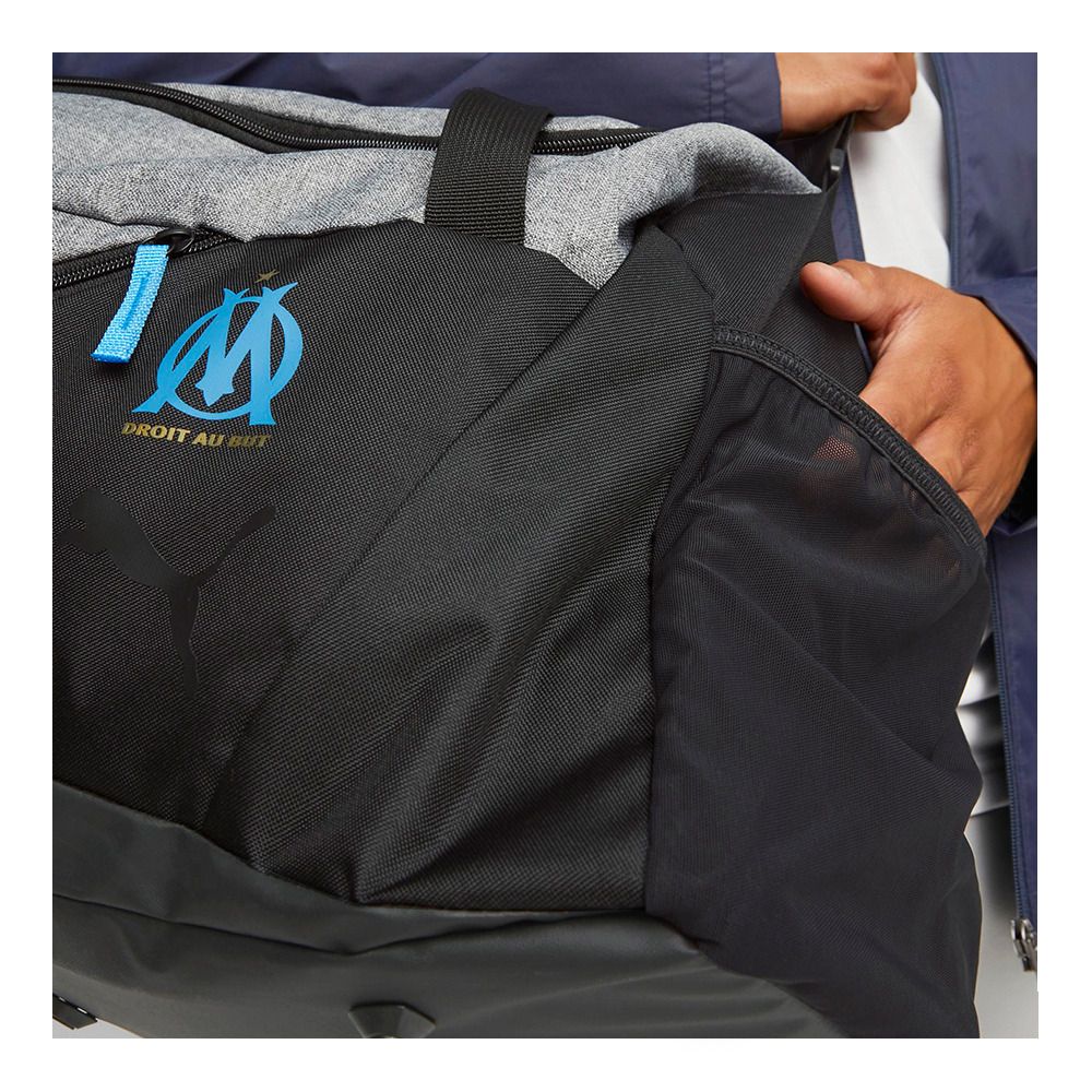 Puma OM TEAMFINAL 46L - Sac de sport Homme puma black/bleu azur