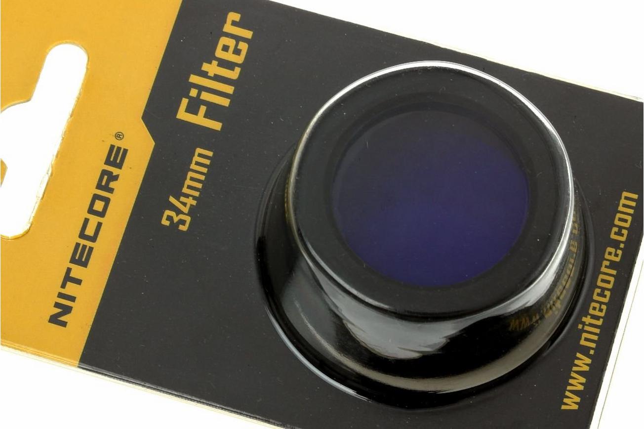 Nitecore filter, blauw, 34 mm