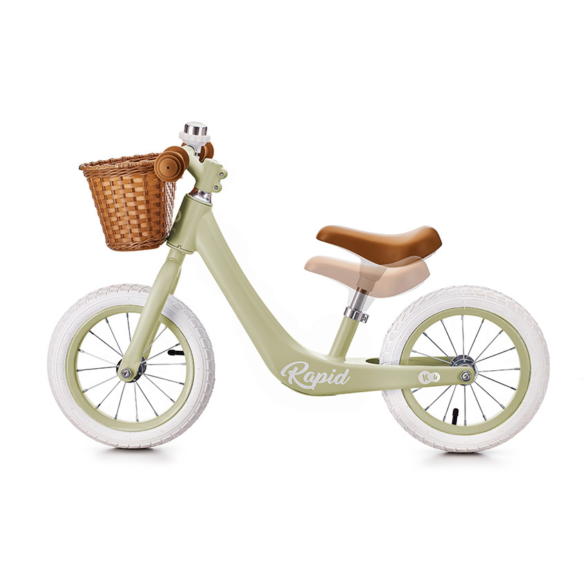 Vélo draisienne Rapid avec panier savannah green