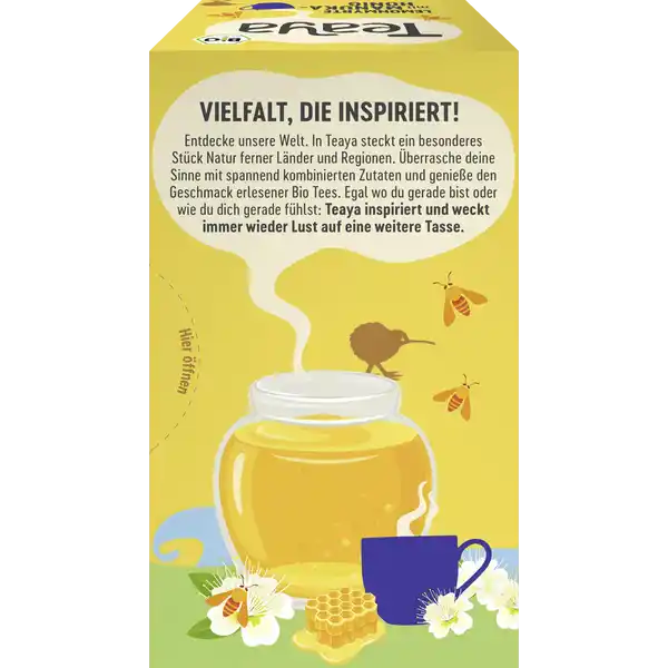 Bio Lemonmyrte mit Manuka-Honig - Neuseeland Kräutertee