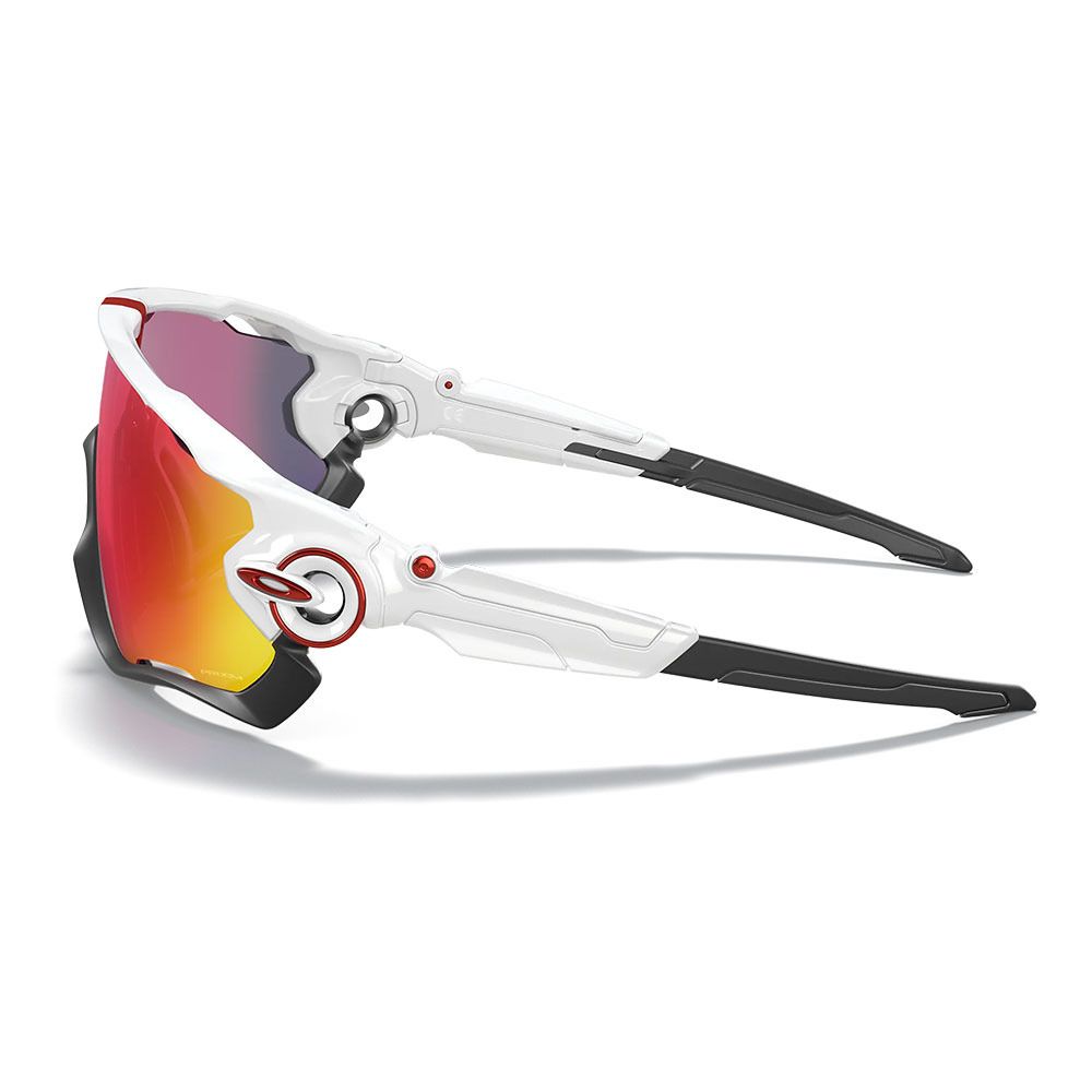 Oakley JAWBREAKER - Lunettes de soleil polished white/prizm road