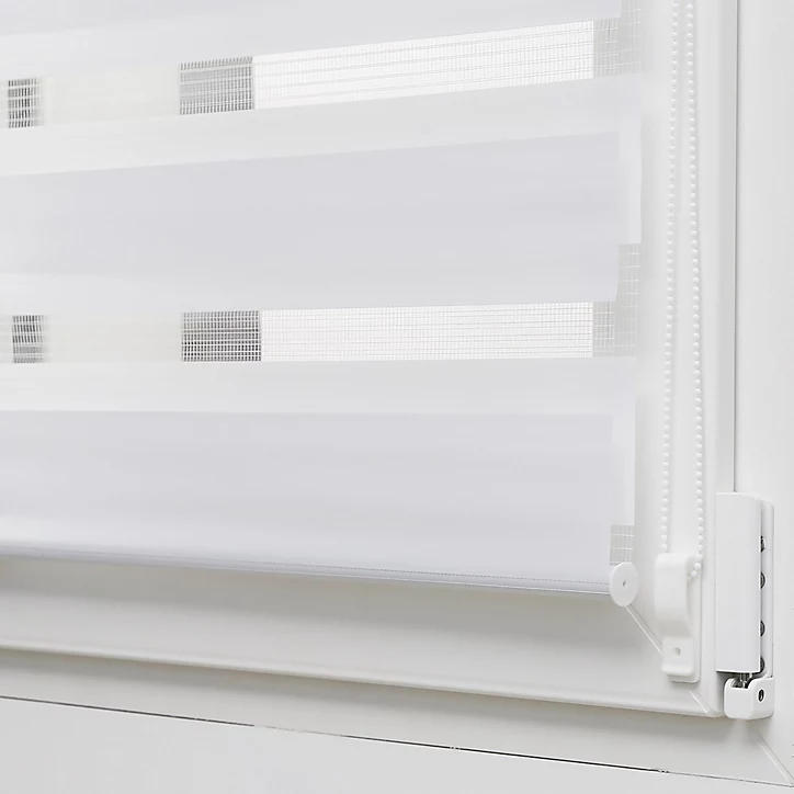 Store enrouleur jour/nuit sans perçage 40 x 120 blanc Madeco