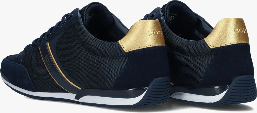 BOSS blauwe boss lage sneakers saturn lowp
