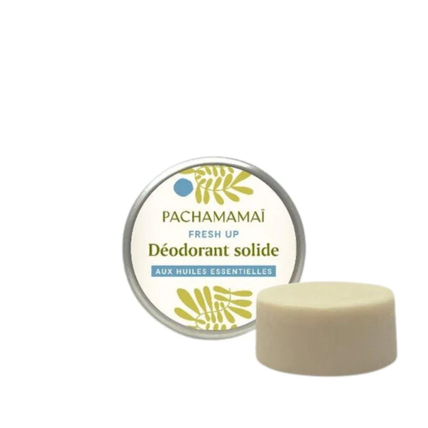 Pachamamai Déodorant Solide Fresh Up - Boîte métal et recharge 25g