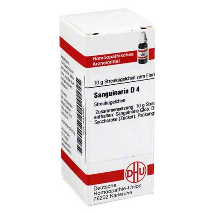 DHU Sanguinaria D 4 Globuli, 10 g