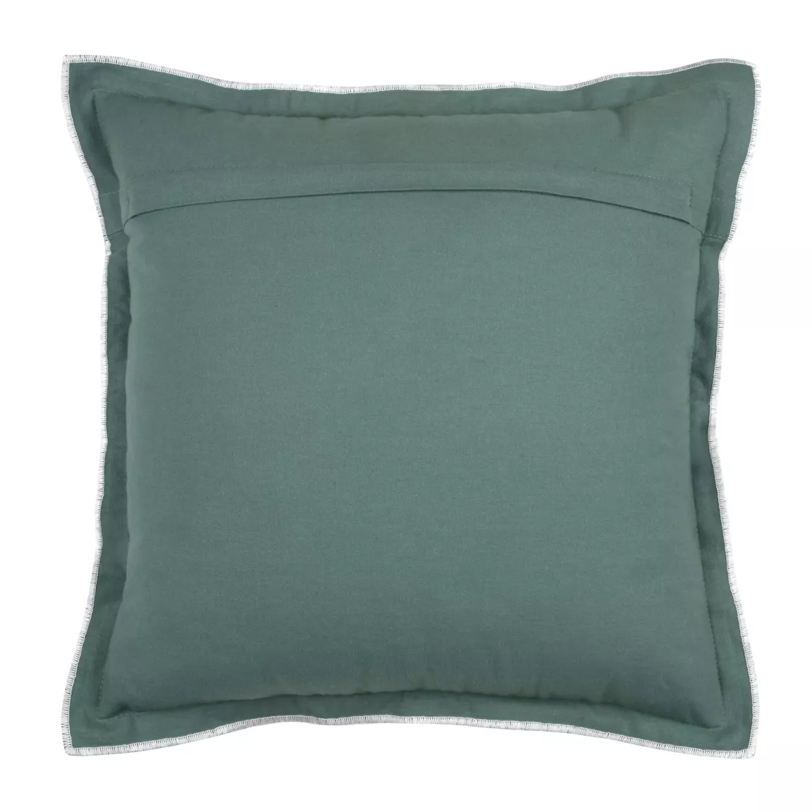 Coussin carré coton (45 x 45 cm) Helios Vert