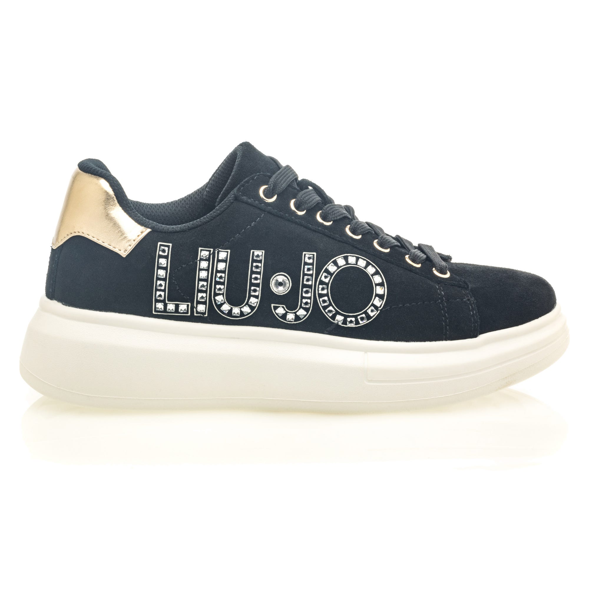 Sneakers Femme en cuir noir