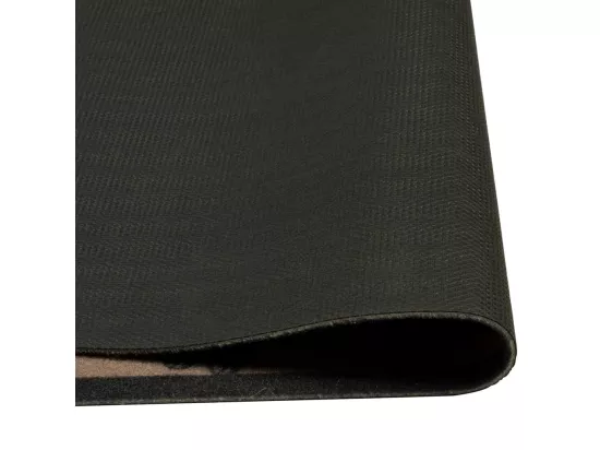 Tapis de cuisine lavable imprimé Morning brun 45x150 cm velours