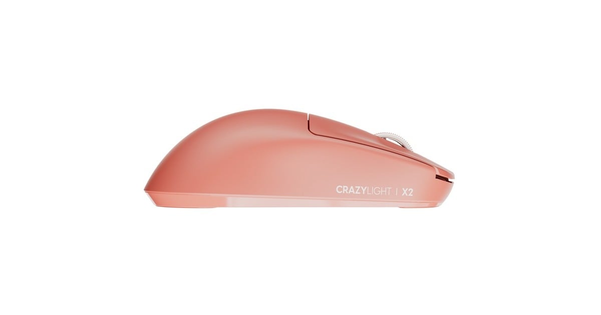 PulsarX2 CrazyLight Gaming Mouse - Sunset Haze  (Lichtroze, 32,000 DPI, 8000 Hz)