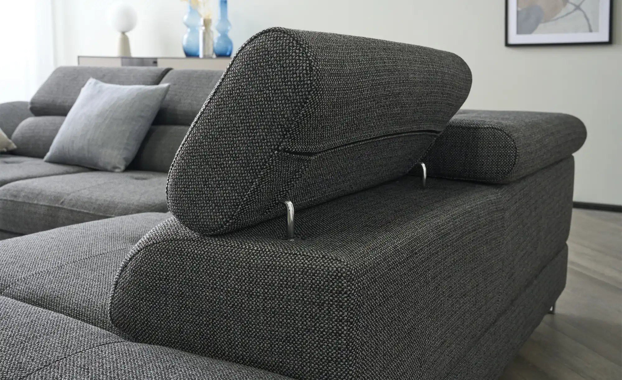 switch Ecksofa aus Flachgewebe Fabio