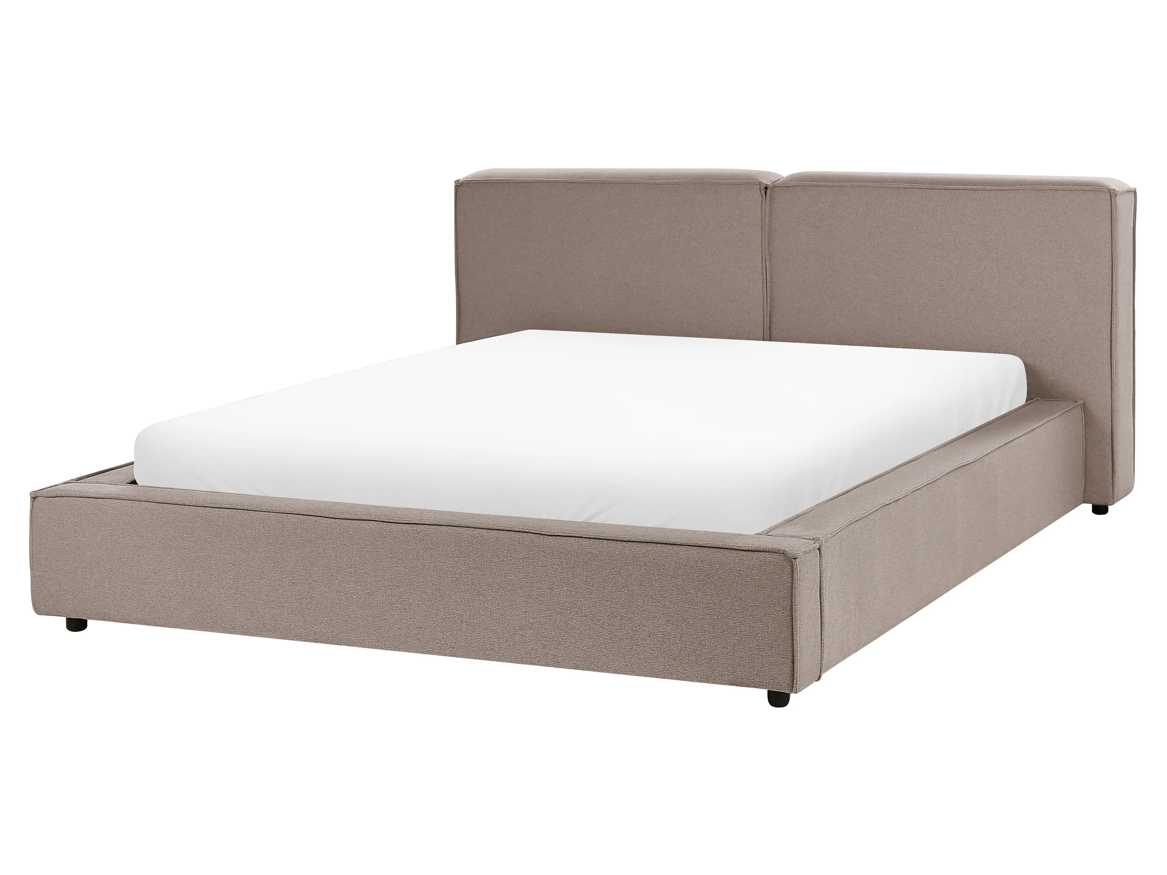 Waterbed Stof LINARDS 160 x 200 cm Lichtbruin