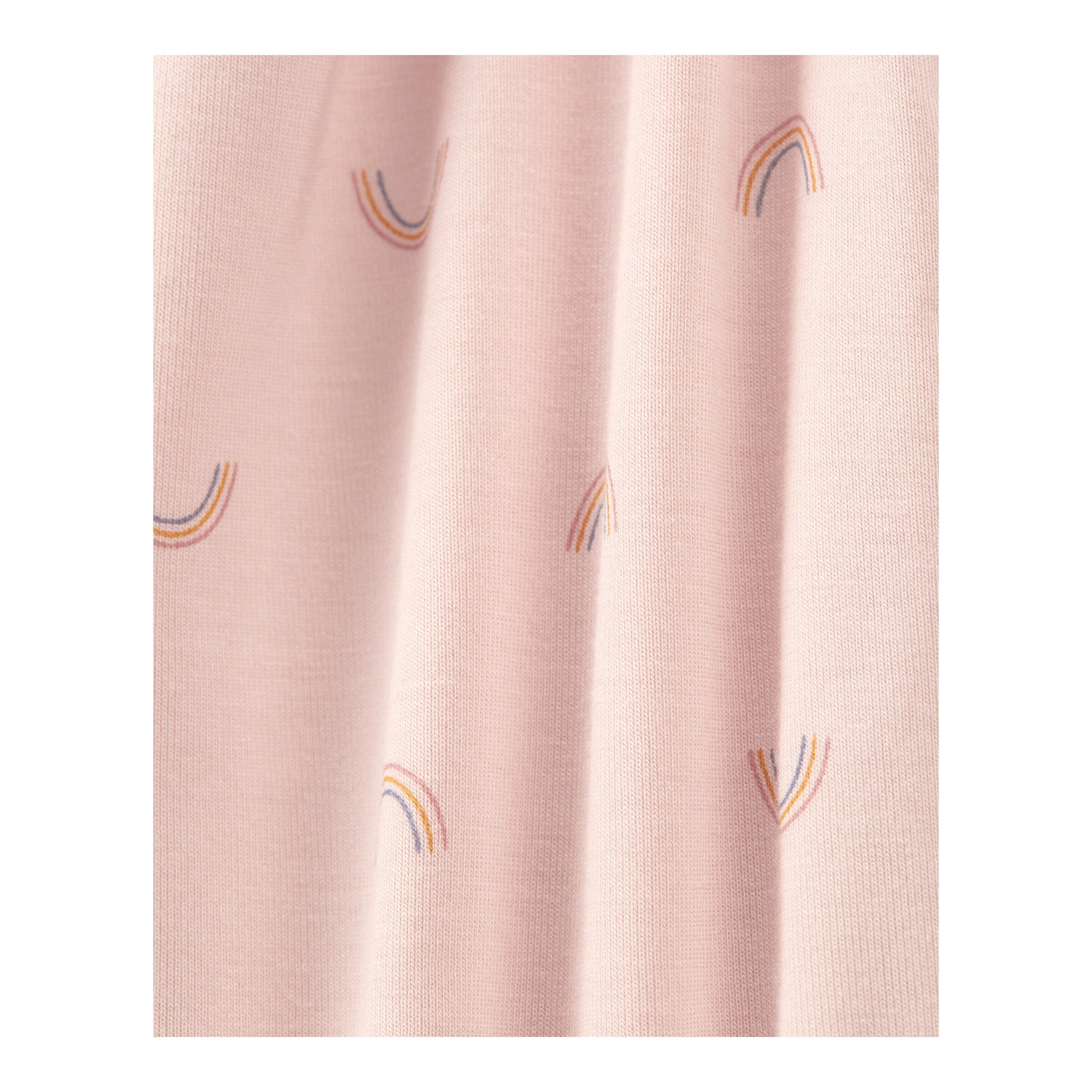 Carter's Overall mit Fuß Regenbogen rosa