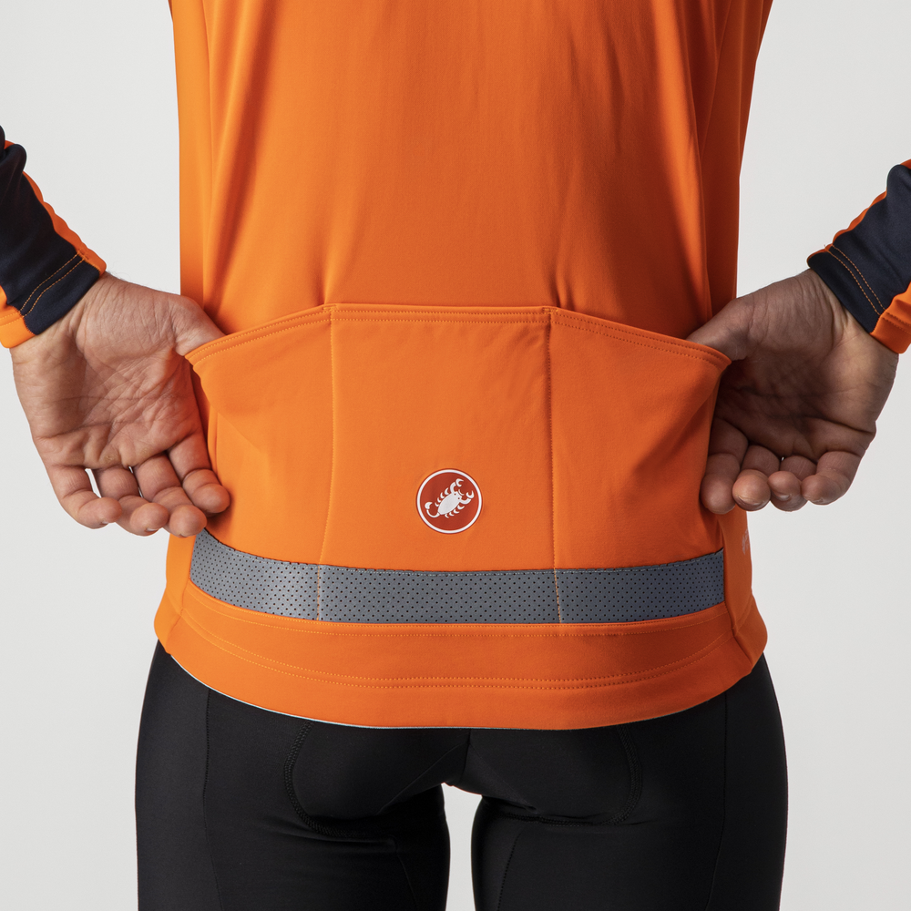 Castelli Mortirolo VI cykeljakke herre orange