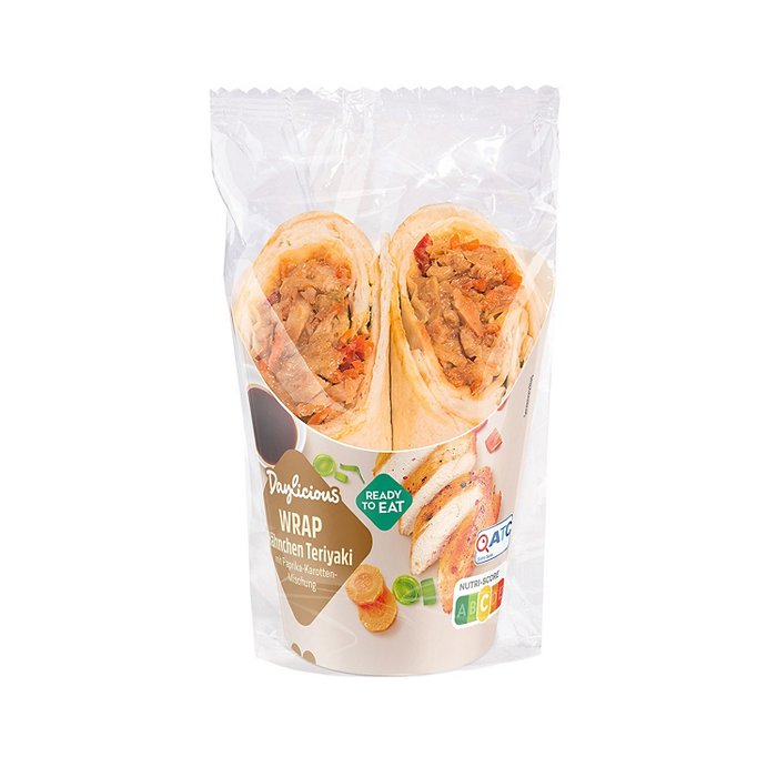DAYLICIOUS Wraps 190 g, Hähnchen-Teriyaki