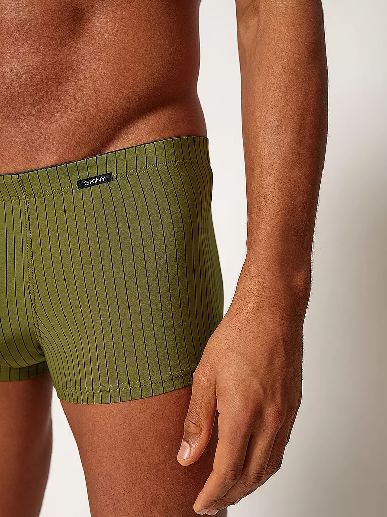 SKINY Pants 2er Pkg. mossanthra stripes selection grün